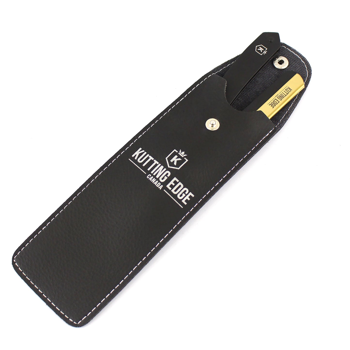 Barber razor in pouch