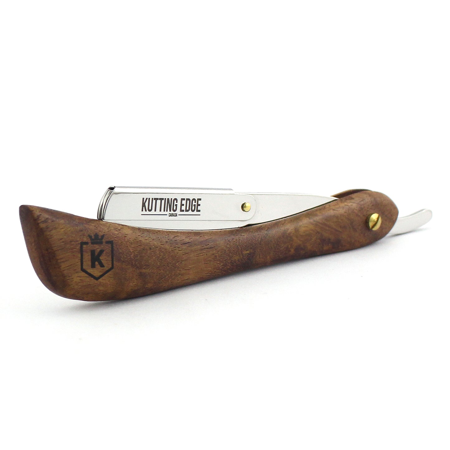 Brown classic straight razor