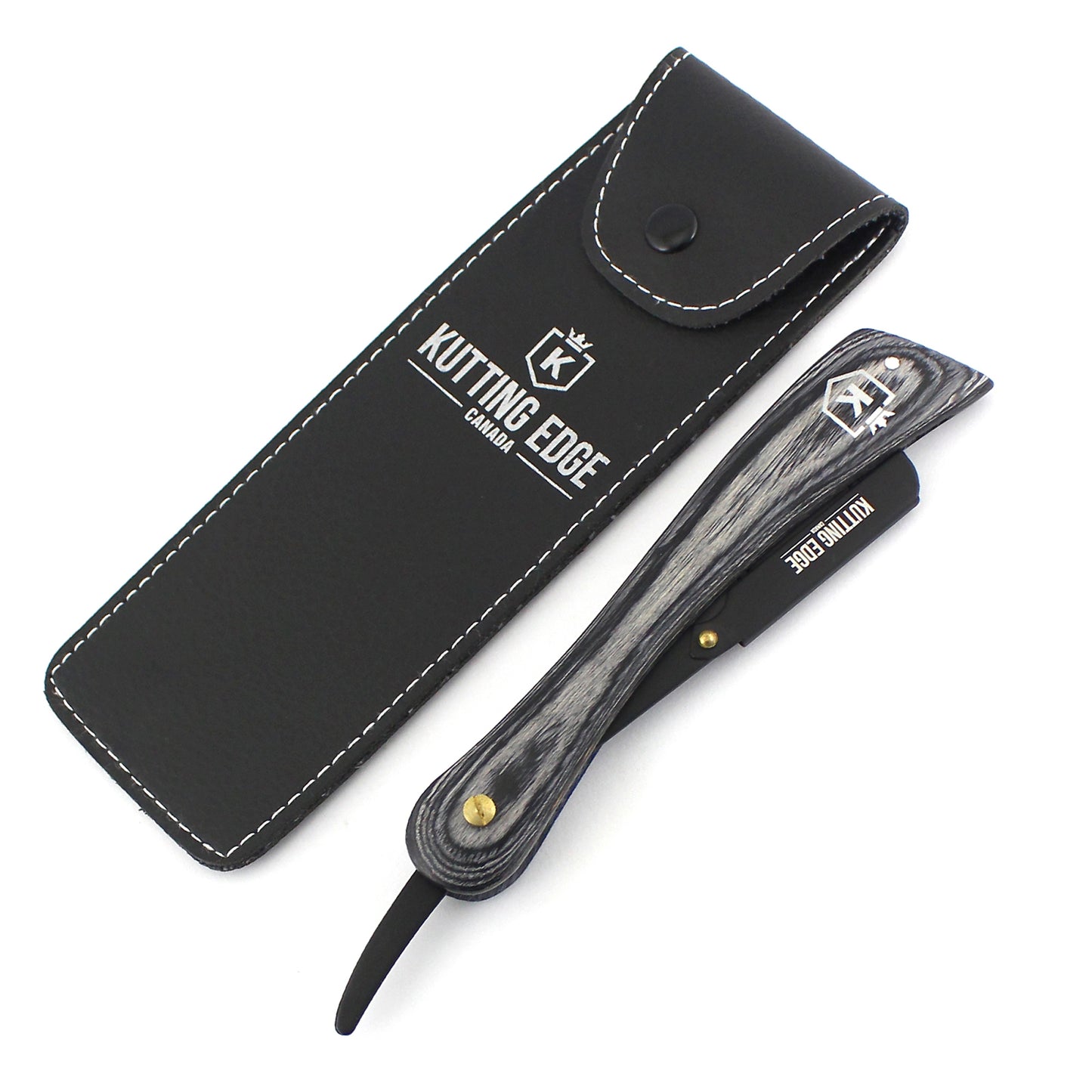 Grey classic straight razor