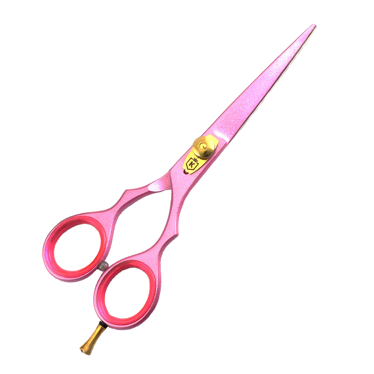 Pink hair scissors