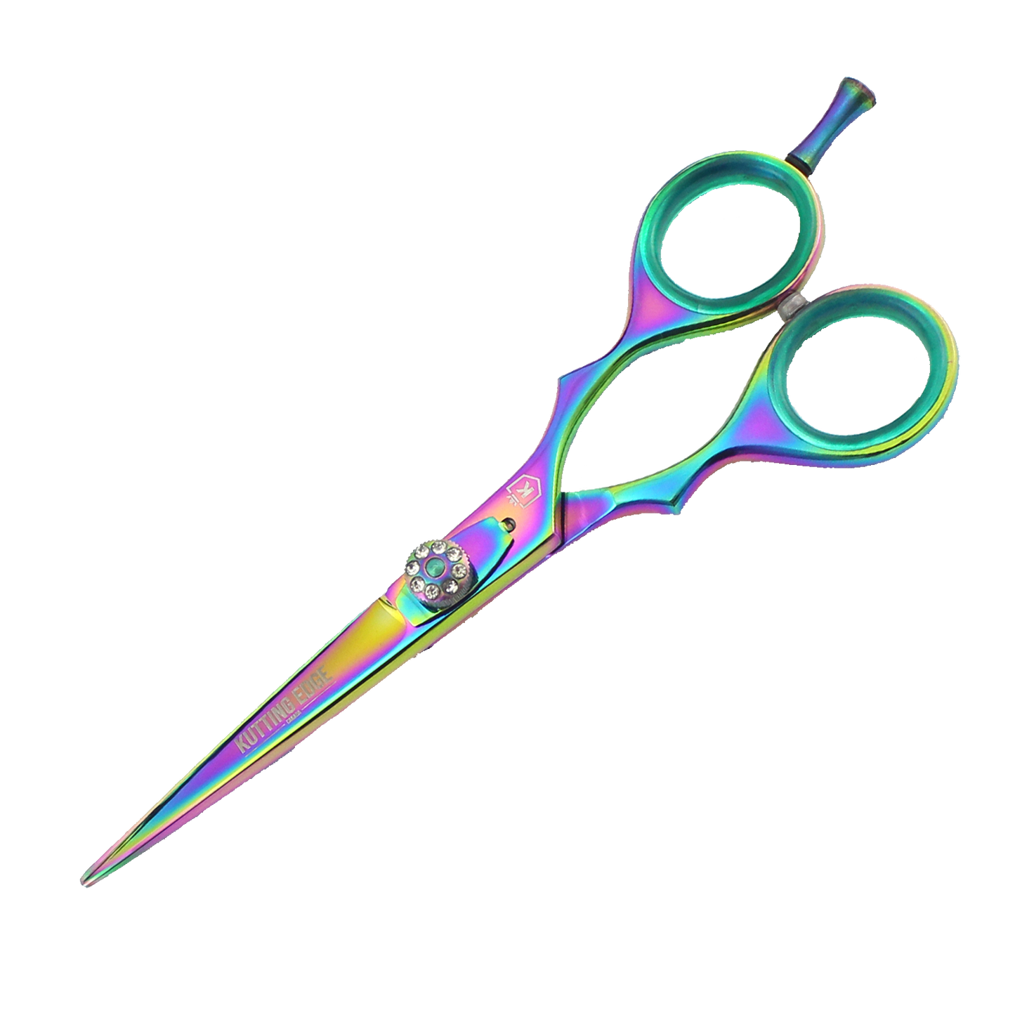 Rain bow hair scissors