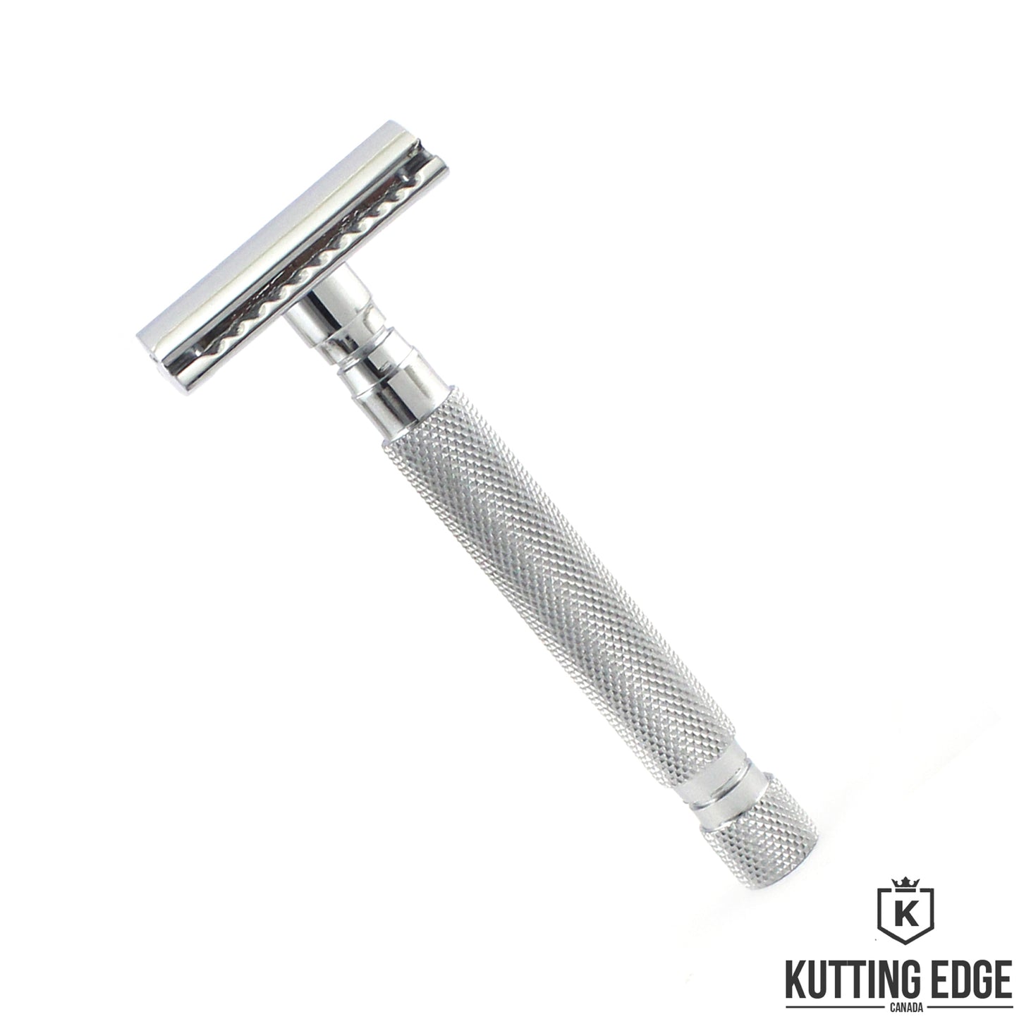 Silver safety razor