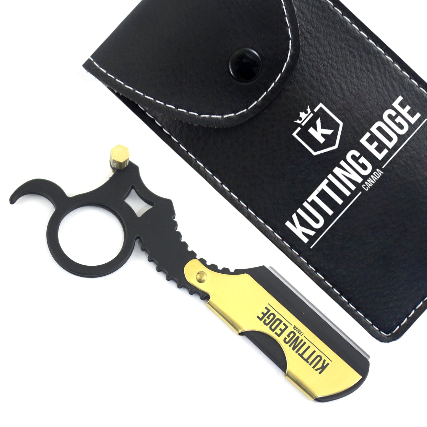 Straight razor with Travel Pouch