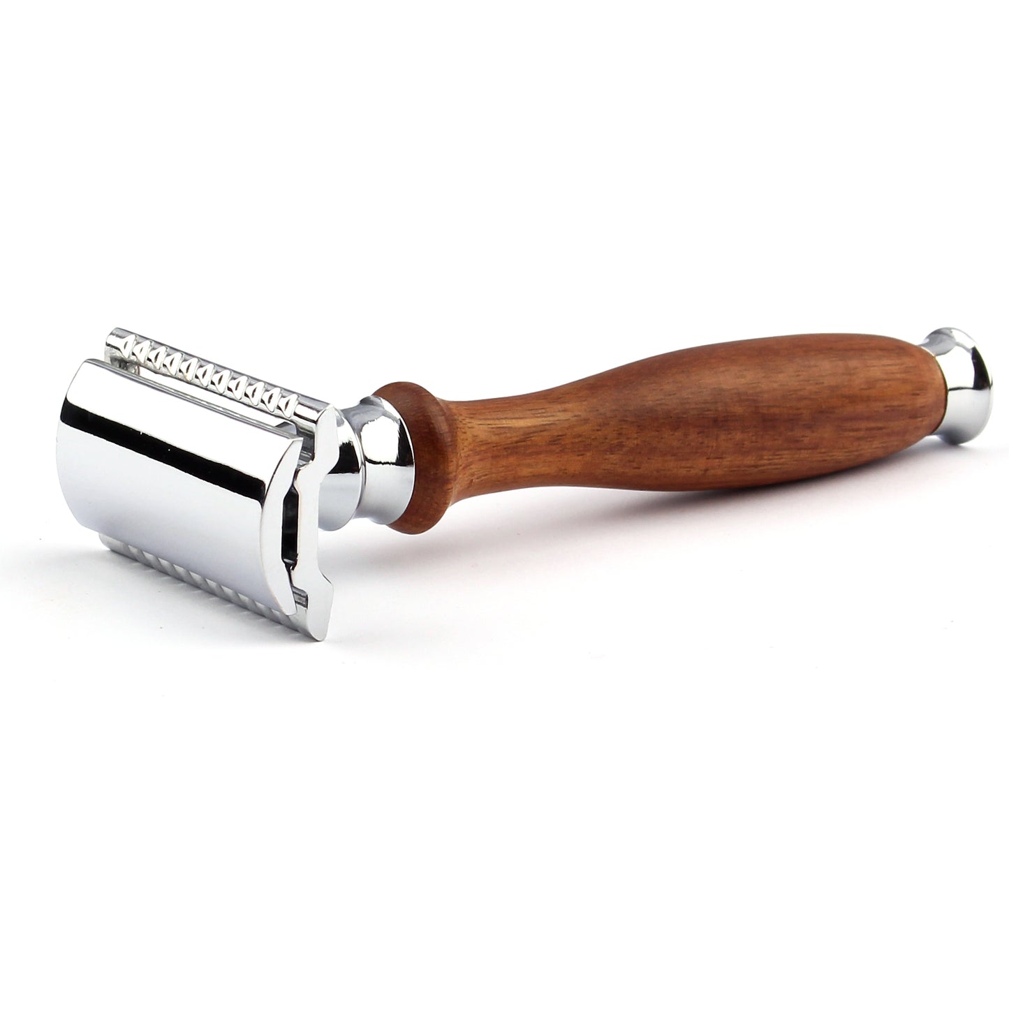 Wood handle safety razor