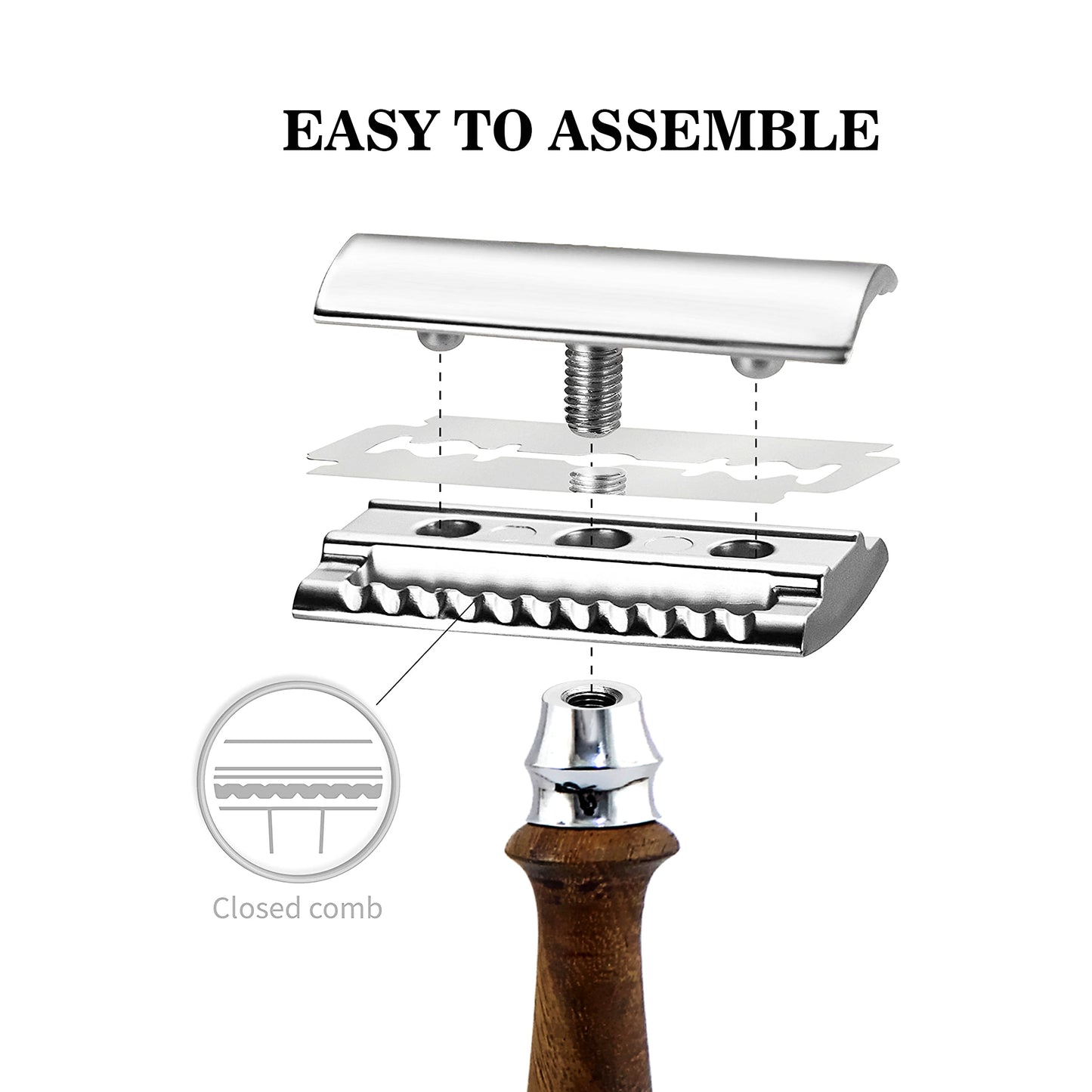 de razor assembly illustration