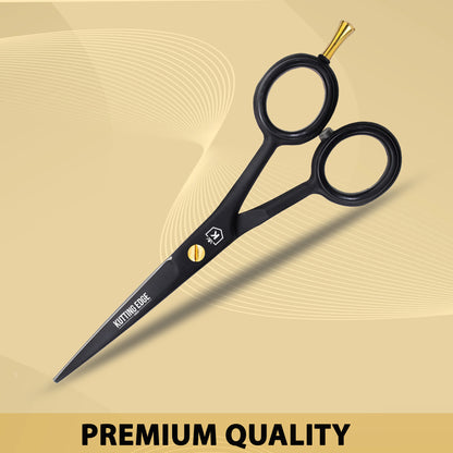 Mustache and Beard Scissors with combs and travel Pouch